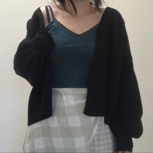 Wildflower Balloon sleeve cardigan sweater